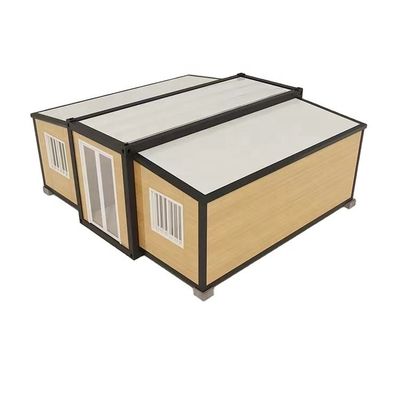 Αλουμινένιο παράθυρο Prefab Container House με διπλή πτέρυγα διπλό δωμάτιο και εύκολη επέκταση