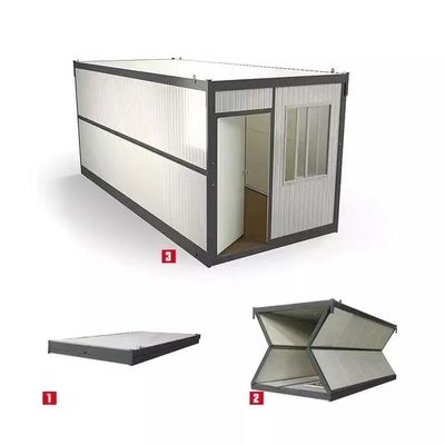Σύγχρονο γραφείο αναδιπλούμενο flat pack container house σχεδιασμός για προκατασκευασμένα σπίτια