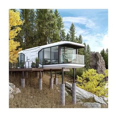Επεκτάσιμο δοχείο Rock Wool Sandwich Panel Camp House για καφέ και σύγχρονο σχεδιασμό