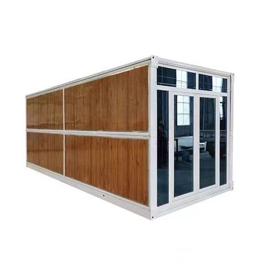 Αλουμινένιο παράθυρο Prefab House Μοδική αναδιπλούμενη δοχείο σπίτι για τεχνική υποστήριξη σε απευθείας σύνδεση