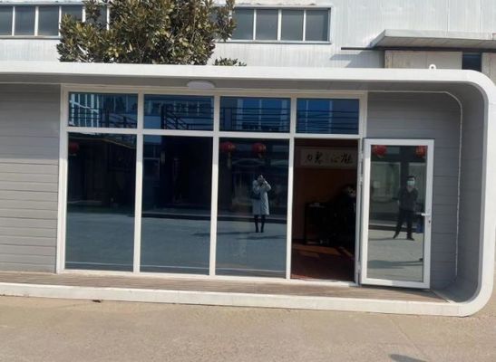 Ξενοδοχείο Προσυσκευασμένο Μικρό έξυπνο διαστημικό κάψουλο με τοίχο σάντουιτς από λευκό μαλλί