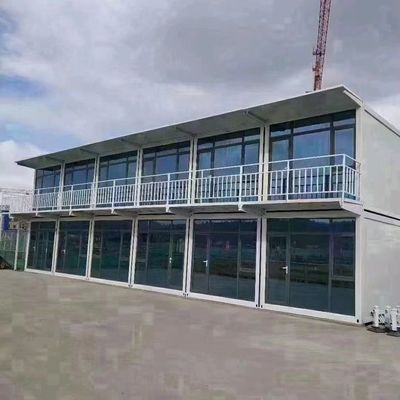 MGO Γεωγραφικό πάτωμα 20ft 40ft Προσυσκευασμένα διπλωτά δοχεία Σπίτια διπλωτά επίπεδα δοχεία