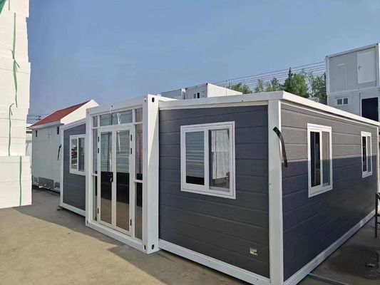 Γρήγορα μετακινούμενο σπίτι με διπλή πτέρυγα επέκταση διπλού χώρου δοχείου