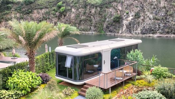 Πίνακα Sandwich Wall Luxury Capsule House για Prefab House Διαστημικό κρεβάτι Capsule