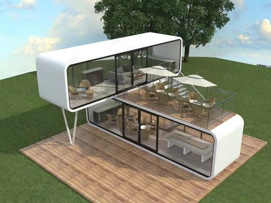 Apple Cottage μοντέρνο σχεδιασμό κοντέινερ σπίτι για τον κήπο σας προσαρμοστικότητα διαβίωσης