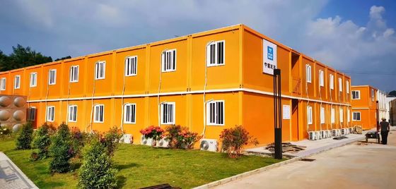 Η αποτελεσματική συναρμολόγηση σπιτιού δοχείων με πάτωμα από πλακόστρωμα PVC Εύκολη εγκατάσταση Προσιτή