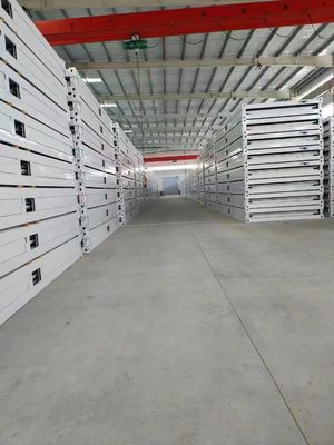 Αλουμινένιο παράθυρο τύπου Z Flat Pack Folding Container House για ευέλικτες εφαρμογές
