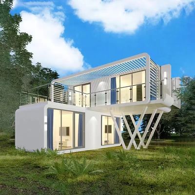 Εστιατόριο Apple Cabin Prefab House με τοίχο από ξύλο και ανθεκτικό στο καιρό υλικό