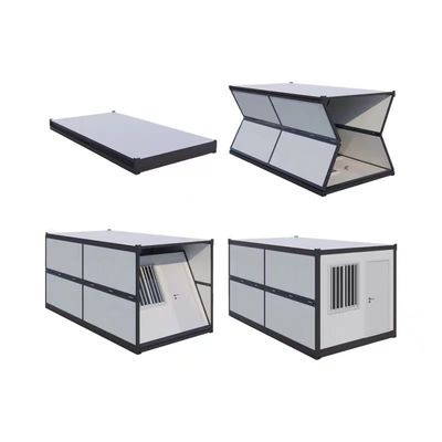 Σύγχρονο γραφείο αναδιπλούμενο flat pack container house σχεδιασμός για προκατασκευασμένα σπίτια