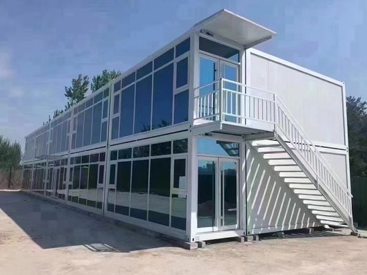 Σύγχρονο γραφείο αναδιπλούμενο flat pack container house σχεδιασμός για προκατασκευασμένα σπίτια