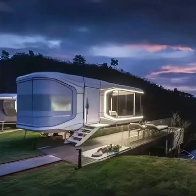 Προσαρμοσμένο εξωτερικό γυαλί Bright Cottage Camping Hotel για ζευγάρια Holiday Cottage