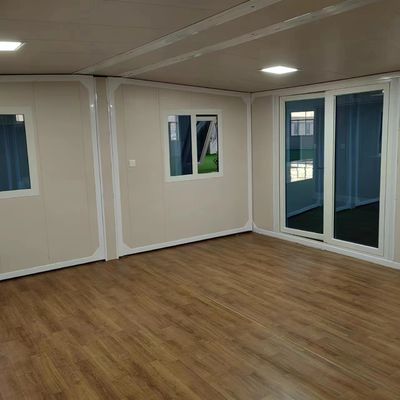 MGO Γεωγραφικό Υπόγειο Προσυσκευασμένο Συναρμολογητέο Γραφείο Διπλό Πτέρυγα Επεκτάσεων Κουτί με 2 υπνοδωμάτια