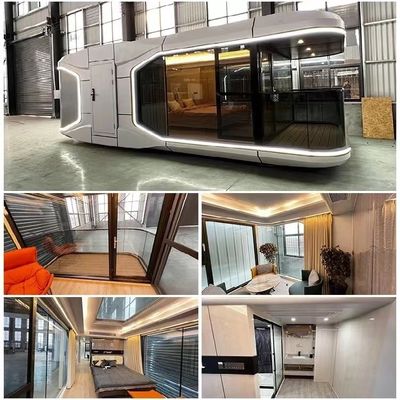 Σύγχρονο σχεδιασμό Capsule House Λοξοφόρα προετοιμασμένα σπίτια για τις ανάγκες
