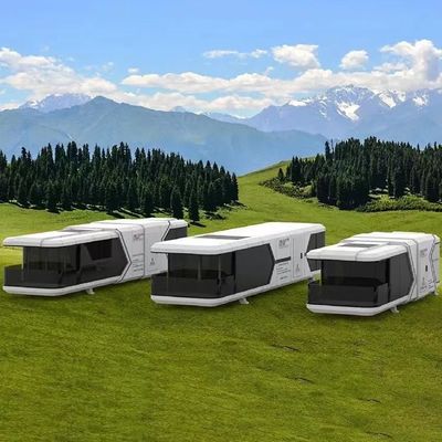 Σύγχρονο σχεδιασμό Capsule House Λοξοφόρα προετοιμασμένα σπίτια για τις ανάγκες