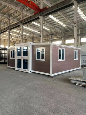 Σύγχρονο σχεδιασμό 20ft 40ft διπλή πτέρυγα αναδιπλούμενη καμπίνα για εξωτερικούς χώρους και προσαρμογή
