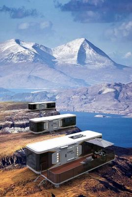 Ξενοδοχείο Space Capsule Modern Design Prefab Container House με ηλεκτρονική τεχνική υποστήριξη